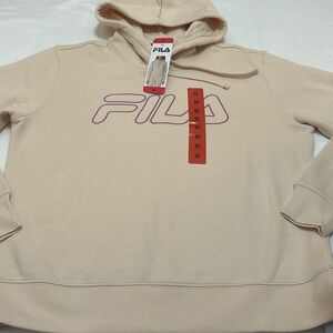 NWT Fila Women’s Fleece Hoody Color Sand Dollar size M, L